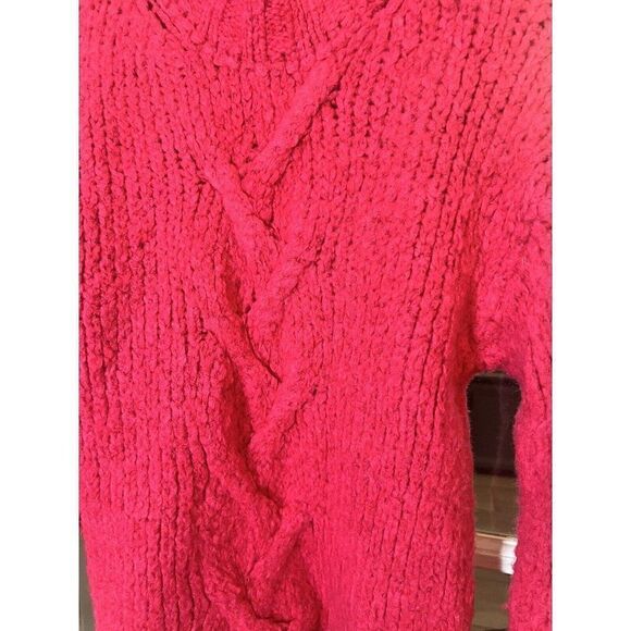 Urban Outfitters Womens Sz Small Sweater Wool Alpaca Blend Bright Pink.   Aa - Picture 4 of 6